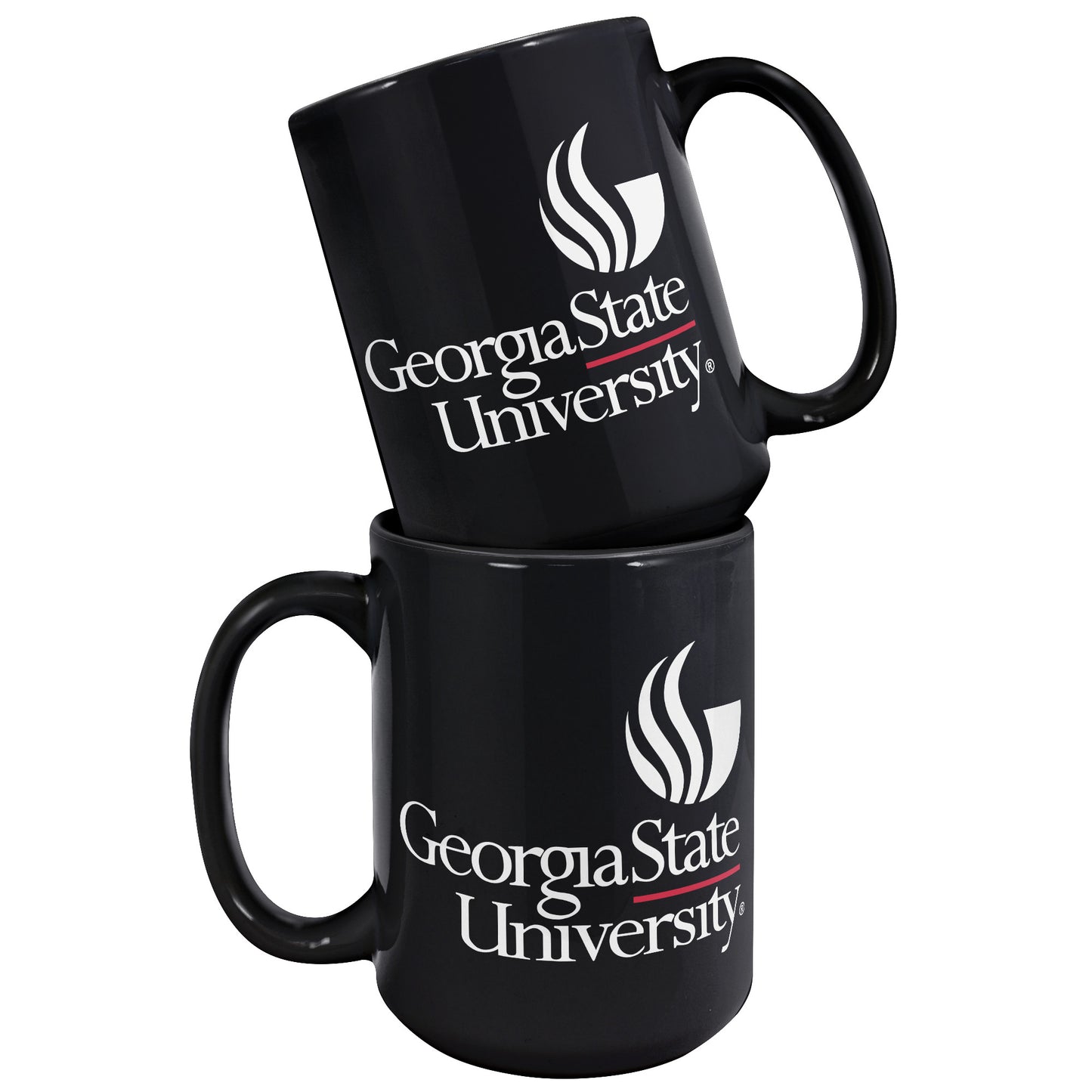 Georgia State University, 15oz Black Mug