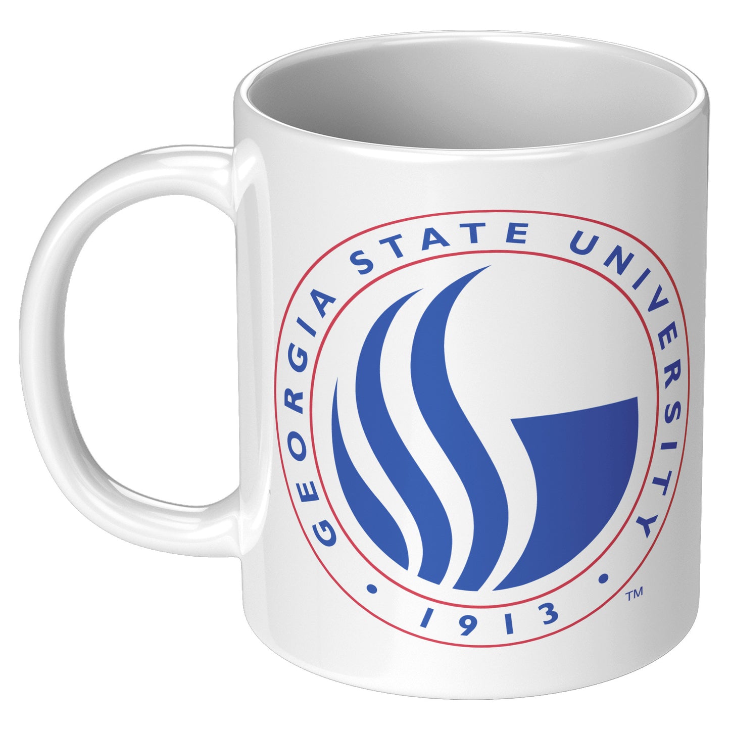 Georgia State University, 11oz White Mug