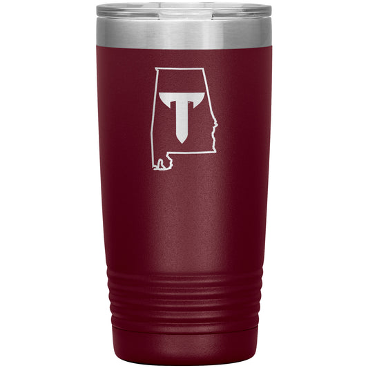 Troy University, Troy Logo, 20oz Insulated Tumbler