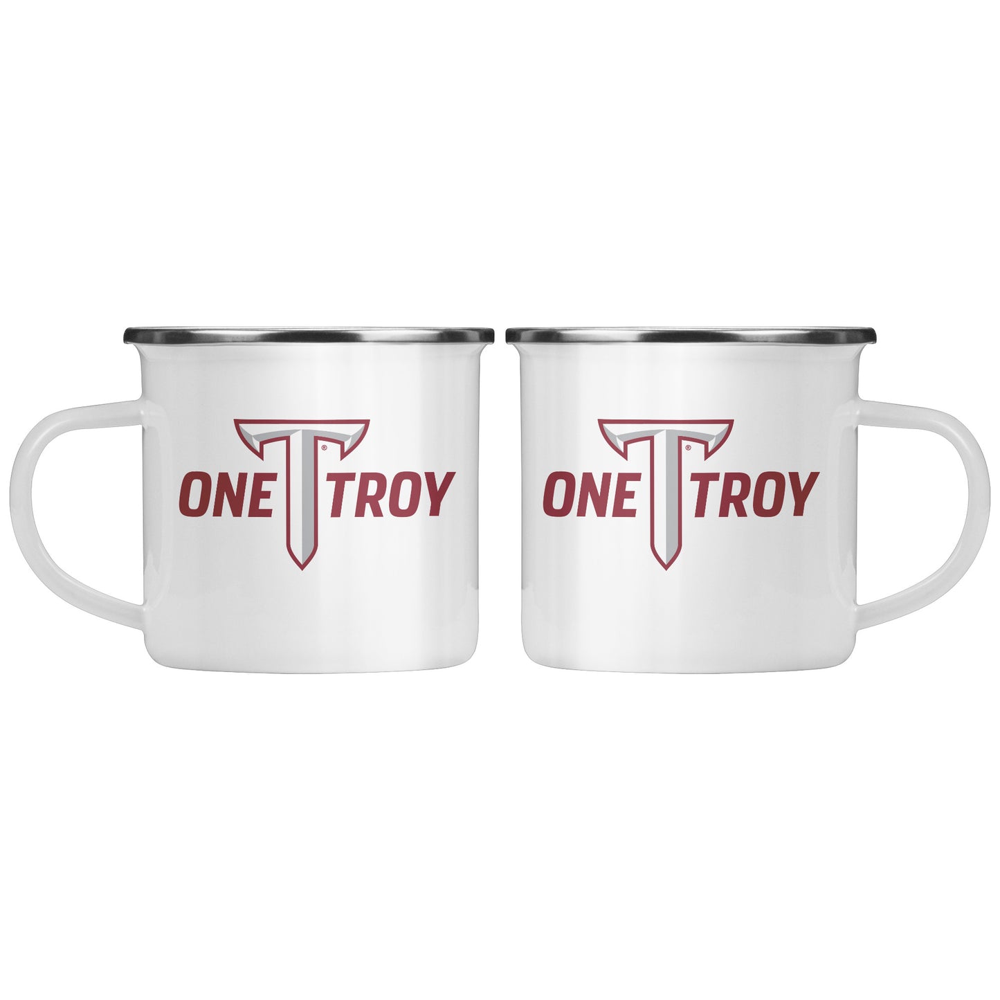 Troy University, One Troy Logo, 10oz Camping Mug