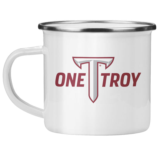 Troy University, One Troy Logo, 10oz Camping Mug