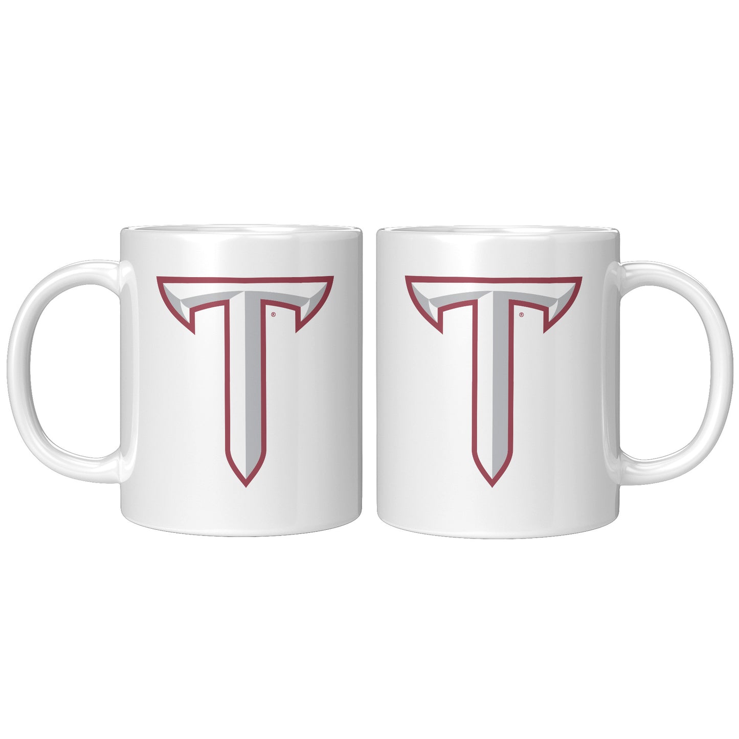 Troy University, Troy Logo, 11oz White Mug