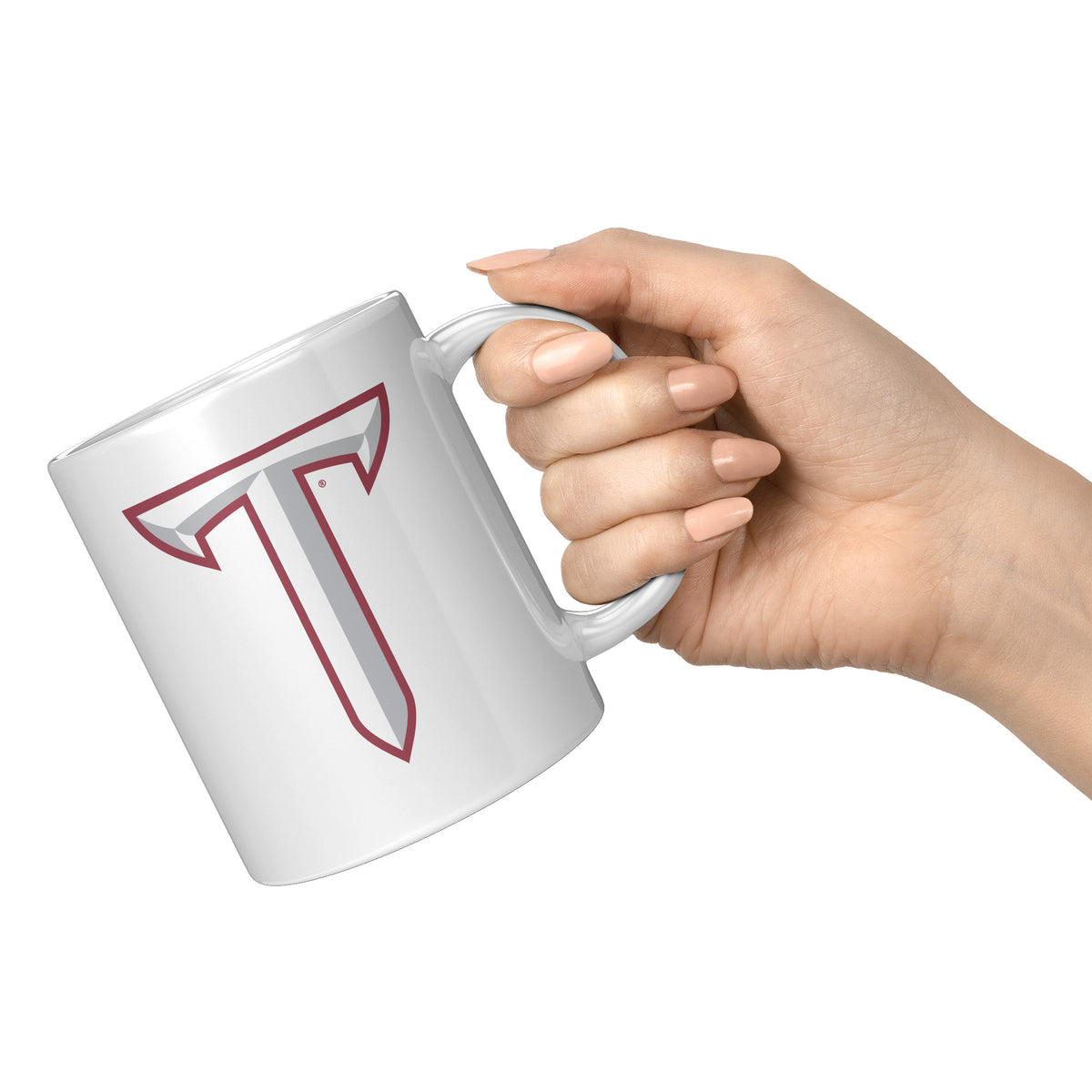 Troy University, Troy Logo, 11oz White Mug