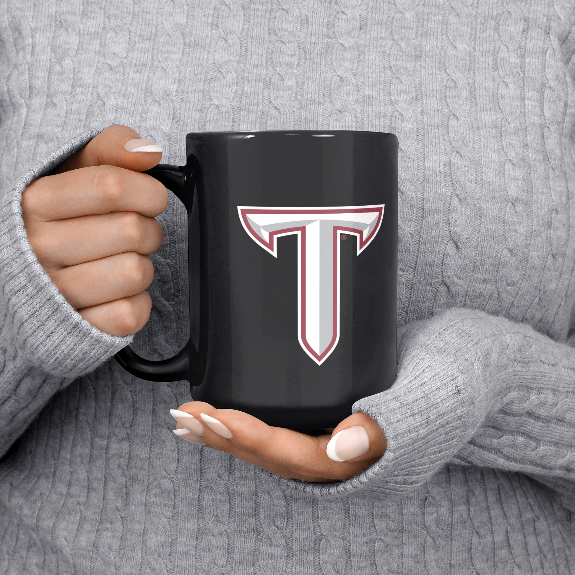 Troy_University_Troy_Logo_Black_Mug_15_Lifestyle_LH_Chest_Mockup.png
