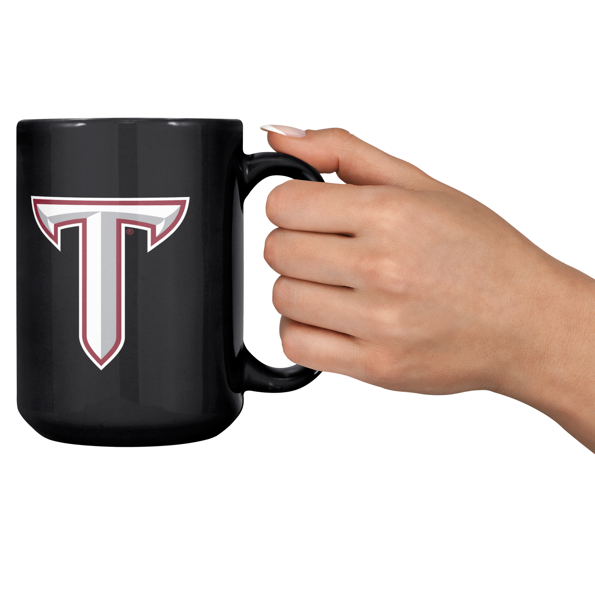 Troy_University_Troy_Logo_Black_Mug_15_Lifestyle_RH_Cheers_Mockup.png