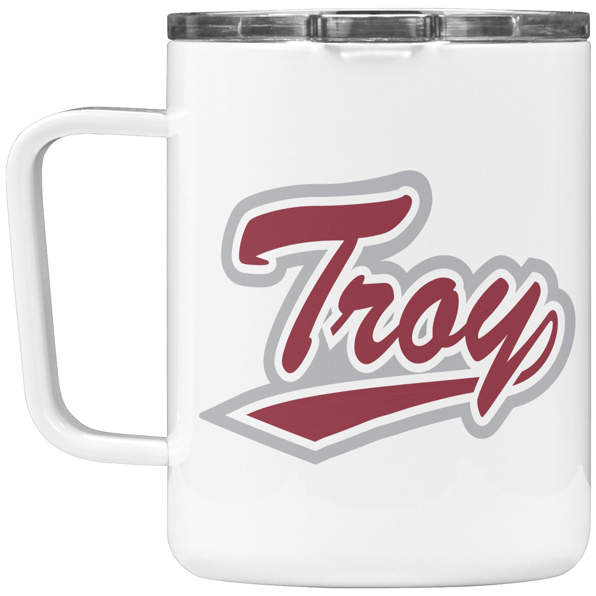 Troy University, Troy Logo, 10oz Insulated Coffee Mug