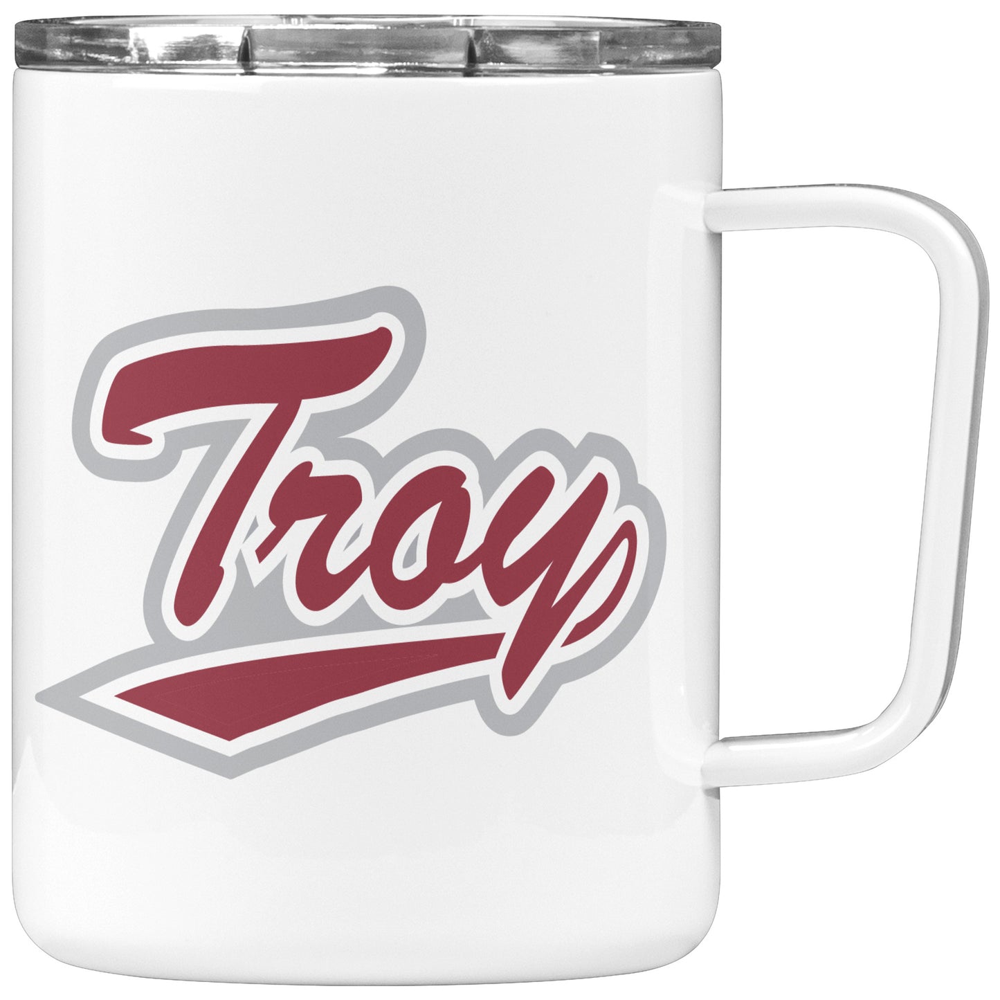 Troy University, Troy Logo, 10oz Insulated Coffee Mug