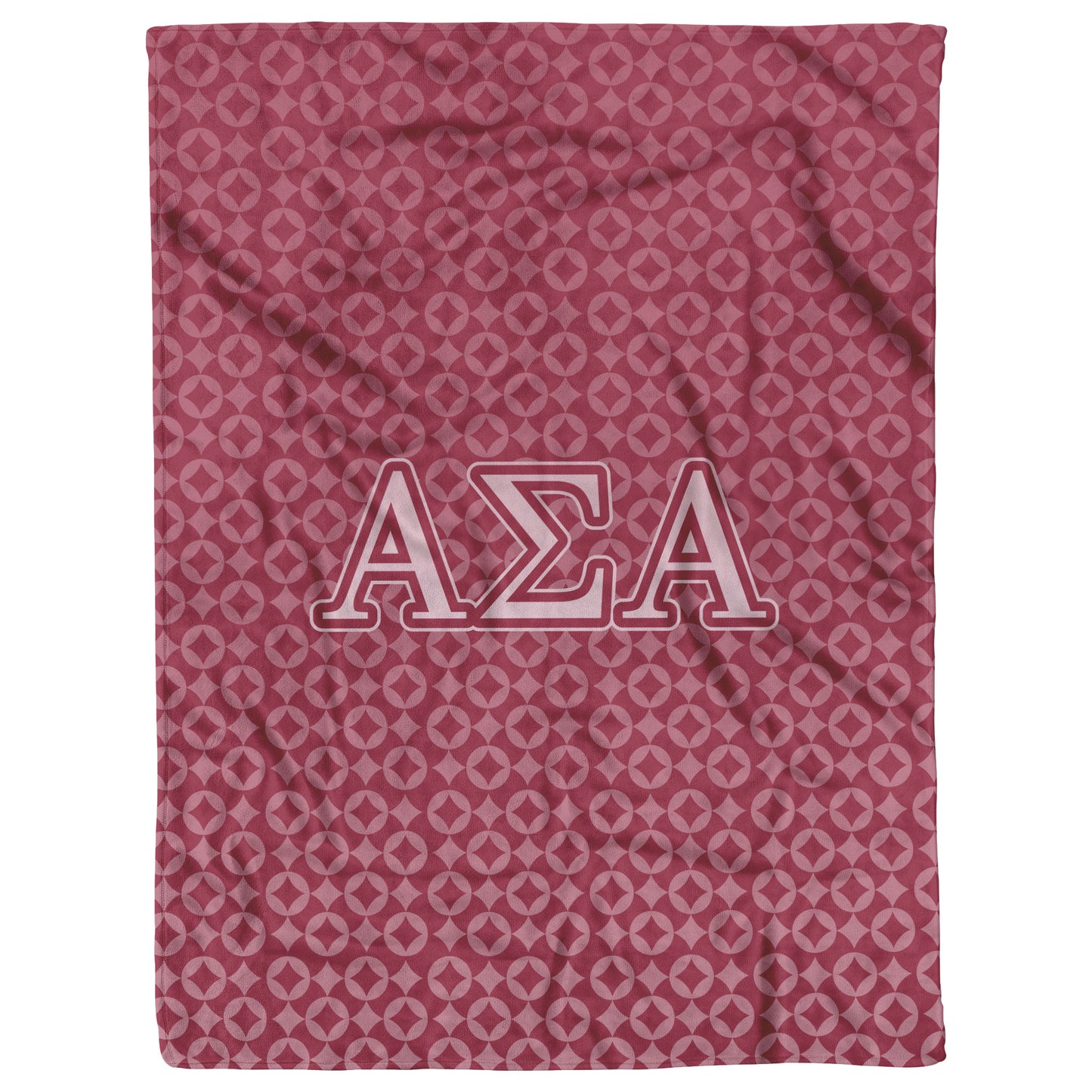 Alpha Sigma Alpha Sorority, Greek Letters Logo, Fleece Blanket