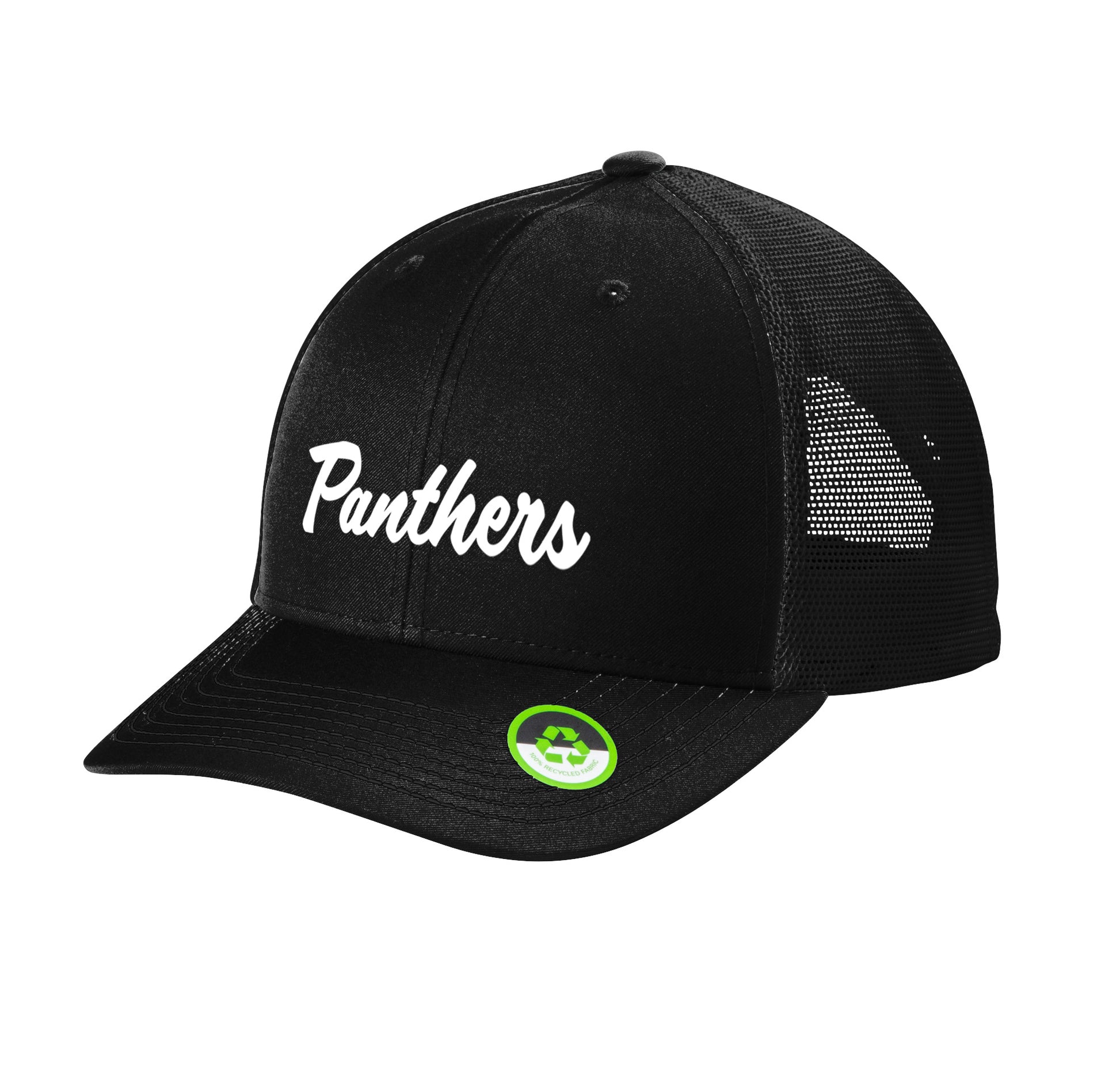 Panthers Eco Snapback Trucker Cap-Deep Black