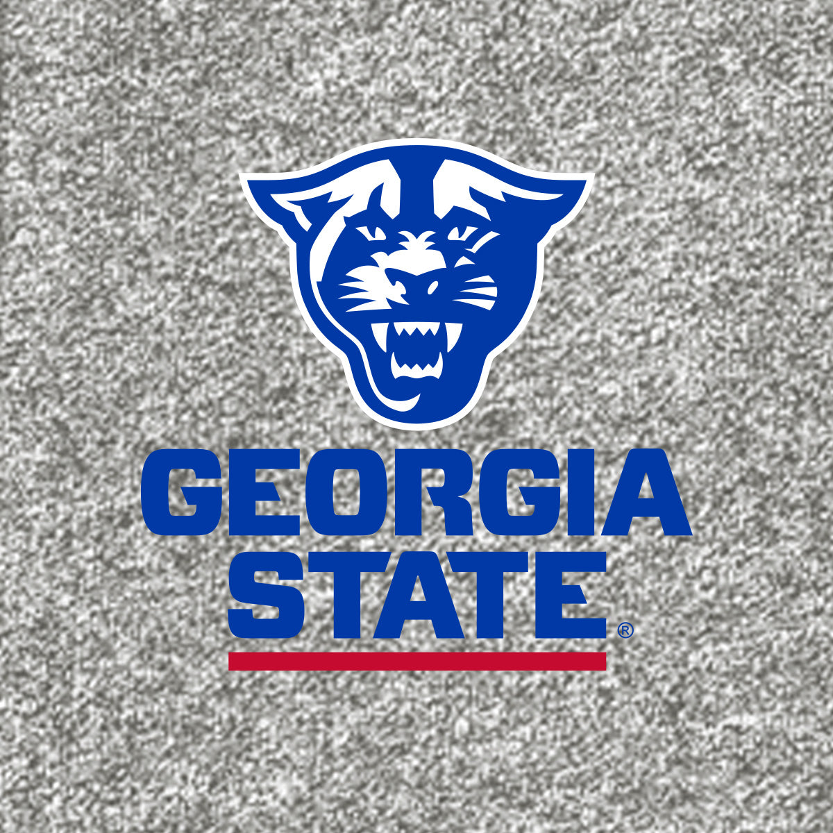 Georgia State Panthers French Terry Baseball Full-Zip_Light Graphite Twist/Graphite