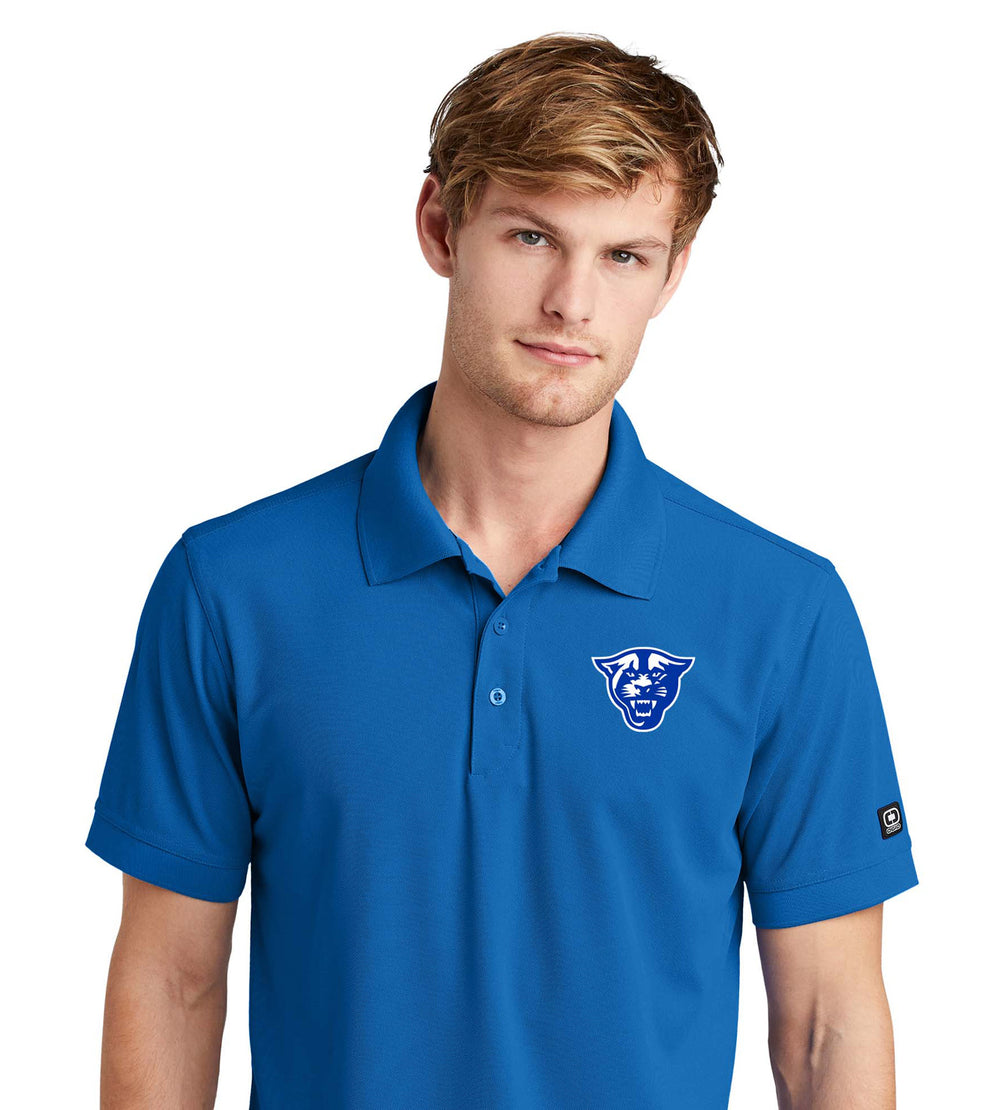 Panthers OGIO Men's Embroidery Polo-Electric BLue