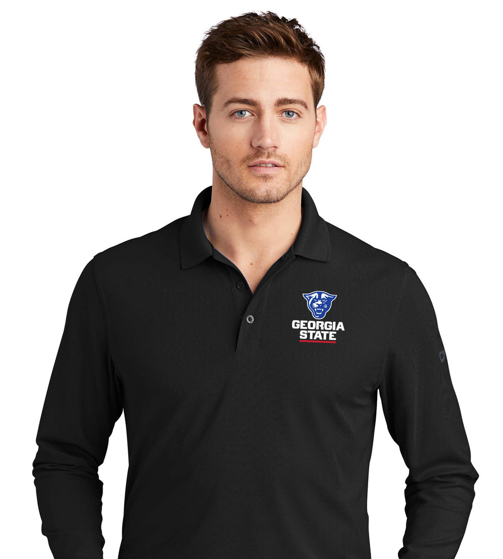 Georgia State Panthers OGIO ® Caliber2.0 Long Sleeve Polo-Black