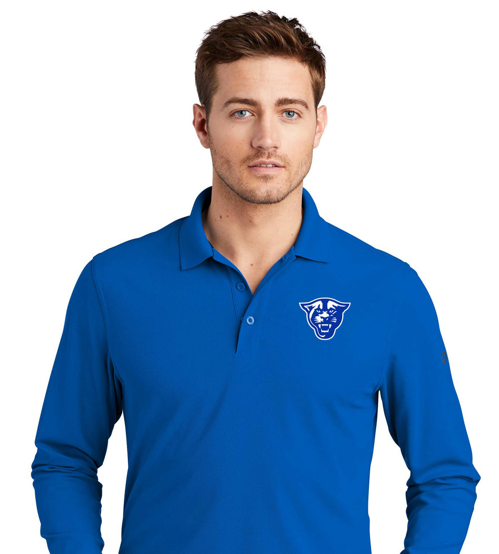 Panthers OGIO ® Caliber2.0 Long Sleeve Polo-Electric Blue