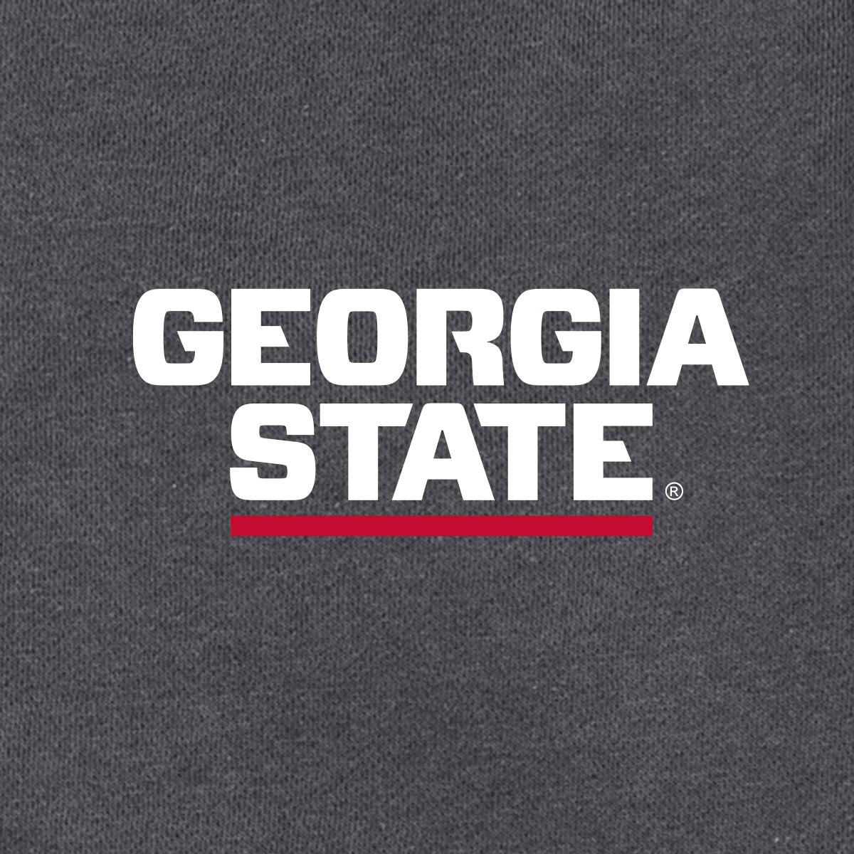 Georgia State Fleece Letterman Jacket-Graphite Heather/ Vintage Heather