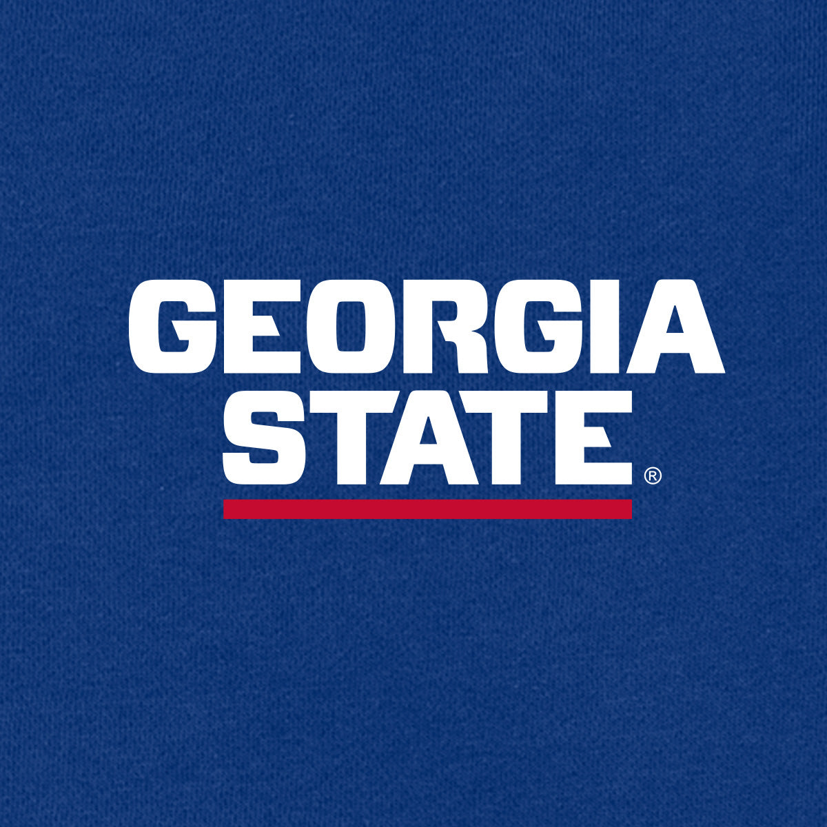 Georgia State Fleece Letterman Jacket-True Royal/Vintage Heather