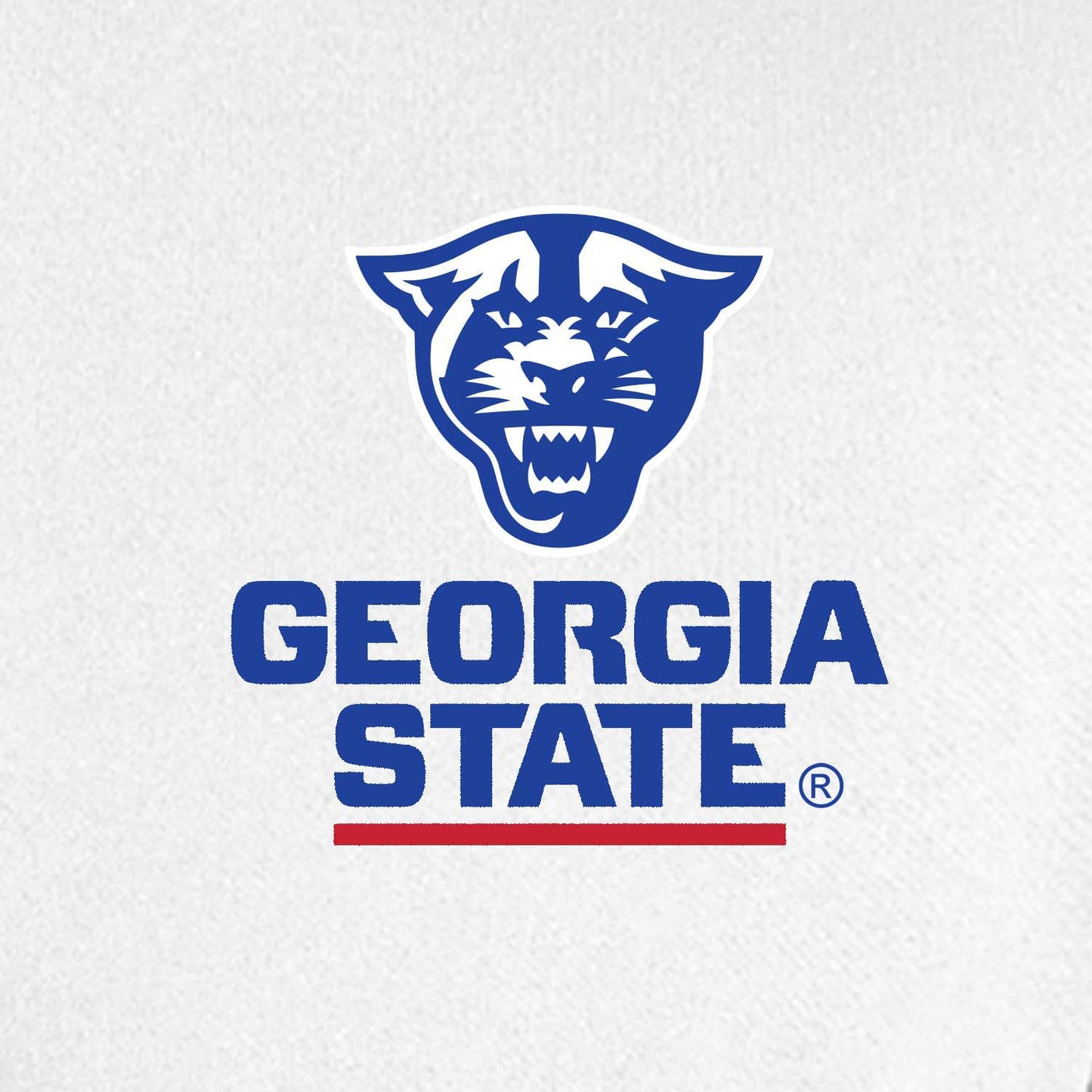 Georgia State Panthers Performance Embroidery Polo-White