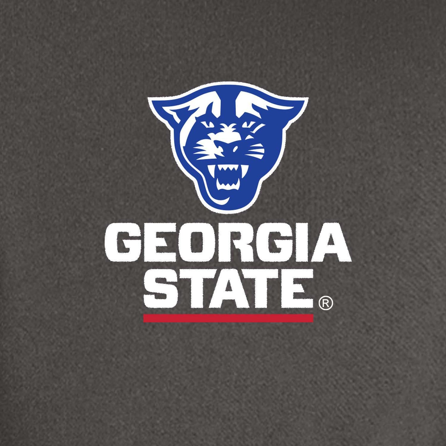 Georgia State Panthers Performance Embroidery Polo-Iron Grey